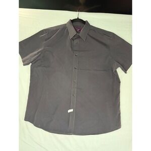 UNTUCKit ahort sleeve black sz xl button up reg fit cotton